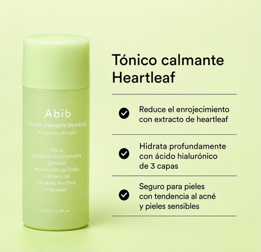 Kit Completo de Cuidado Facial - Abib Heartleaf