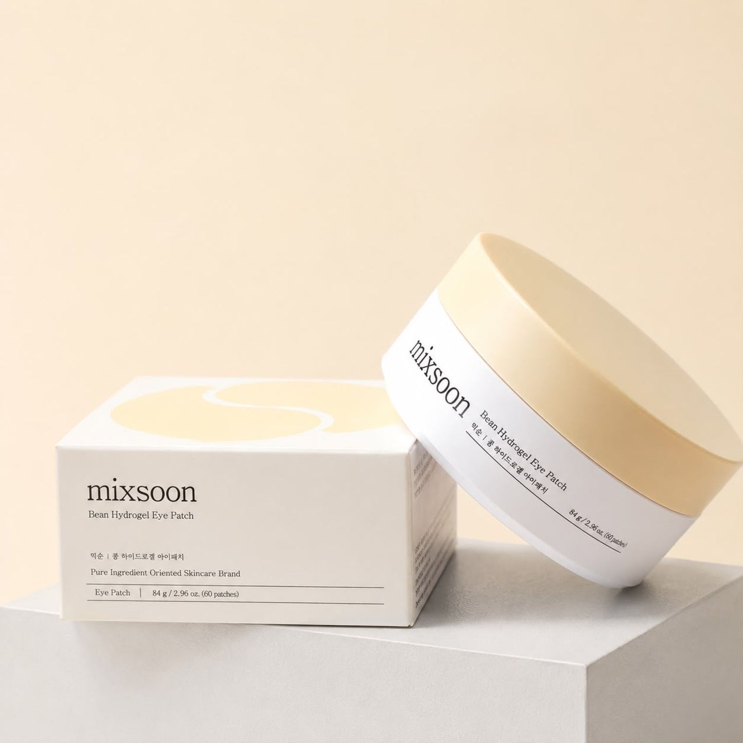 Mixsoon Bean Hydrogel Eye Patch – Parches Hidrogel para Ojos Hidratantes e Iluminadores