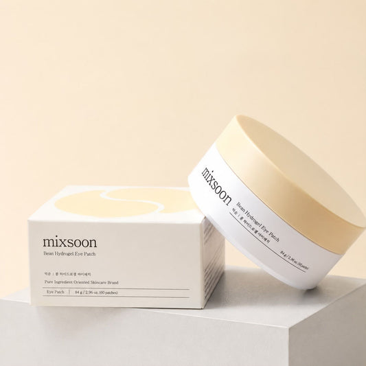 Mixsoon Bean Hydrogel Eye Patch – Parches Hidrogel para Ojos Hidratantes e Iluminadores