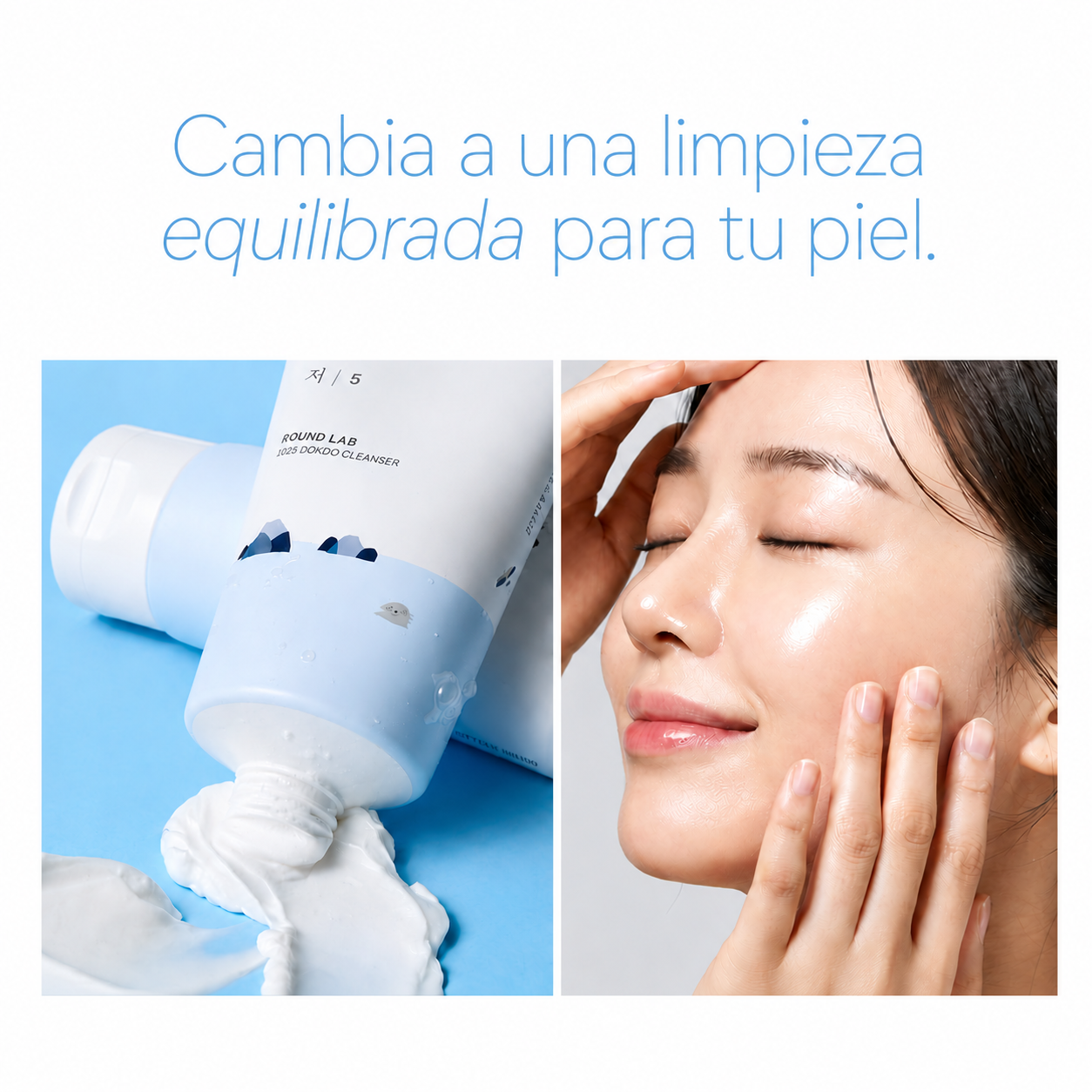 Round Lab 1025 Dokdo Cleanser 150 ml | Limpiador Facial Suave e Hidratante