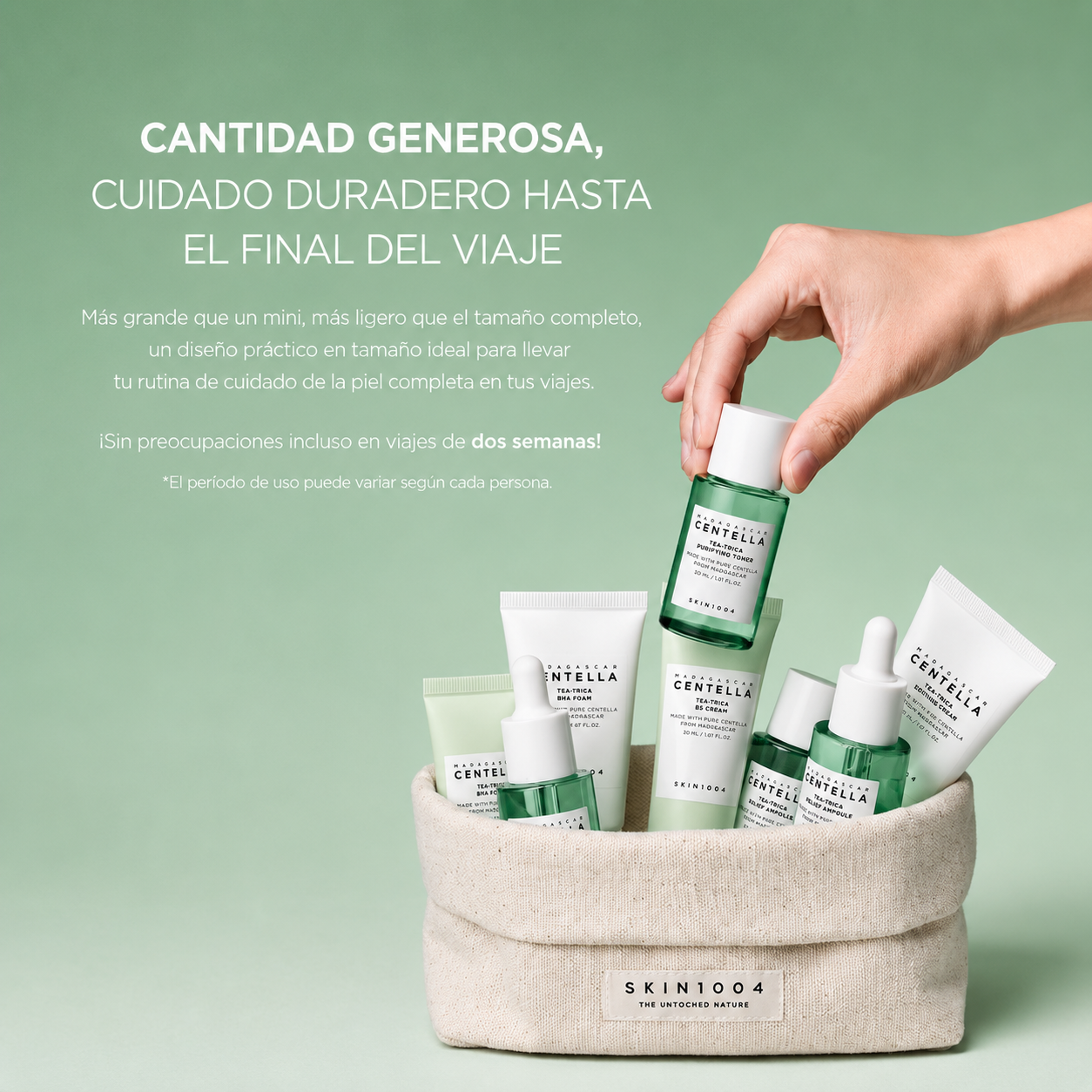 Kit de Viaje SKIN1004 Madagascar Centella Tea-Trica