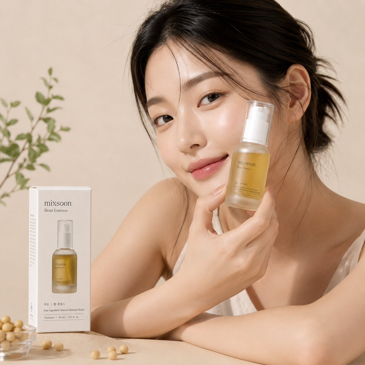 Mixsoon Bean Essence 30 ml | Esencia Hidratante & Alisadora