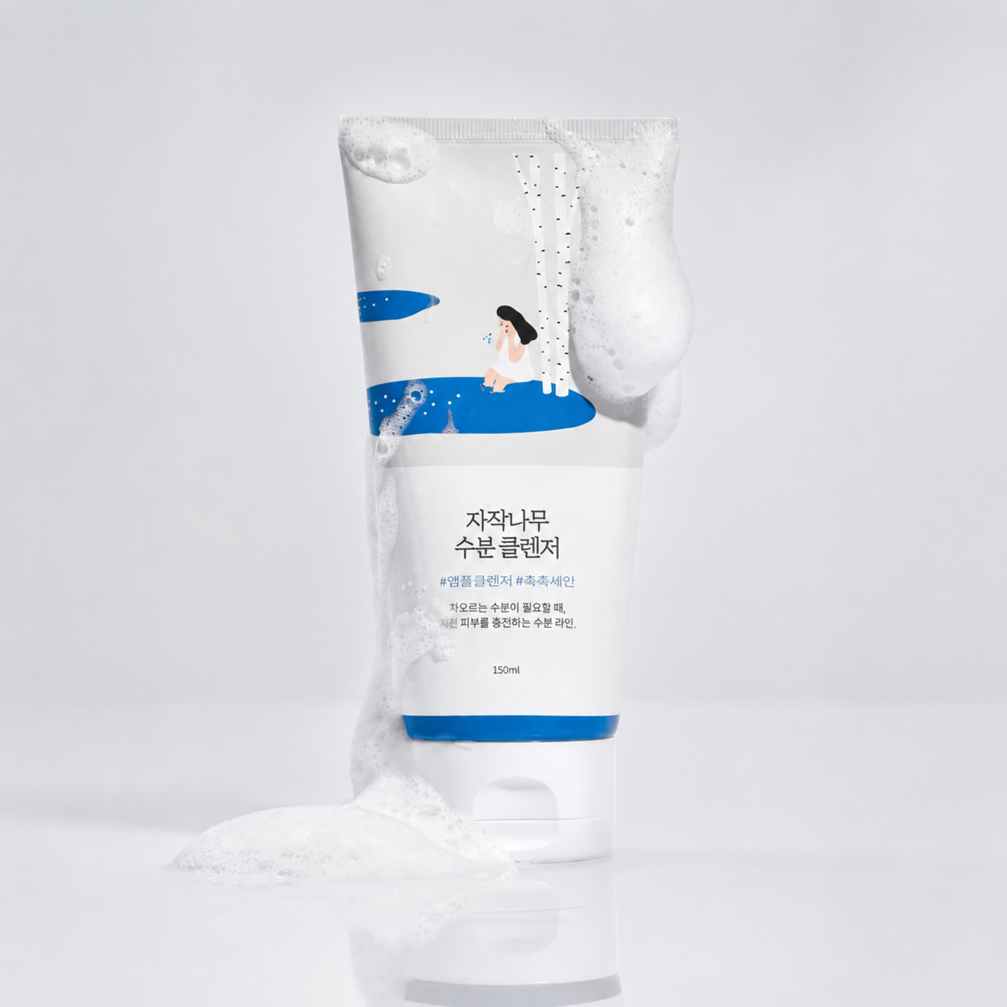 Round Lab Birch Juice Moisturizing Cleanser 150 ml | Limpiador Facial Hidratante con Savia de Abedul