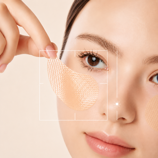 Abib Glutathione Niacinamide Eye Patch Jericho Rose Jelly | Parches Hidrogel Iluminadores e Hidratantes