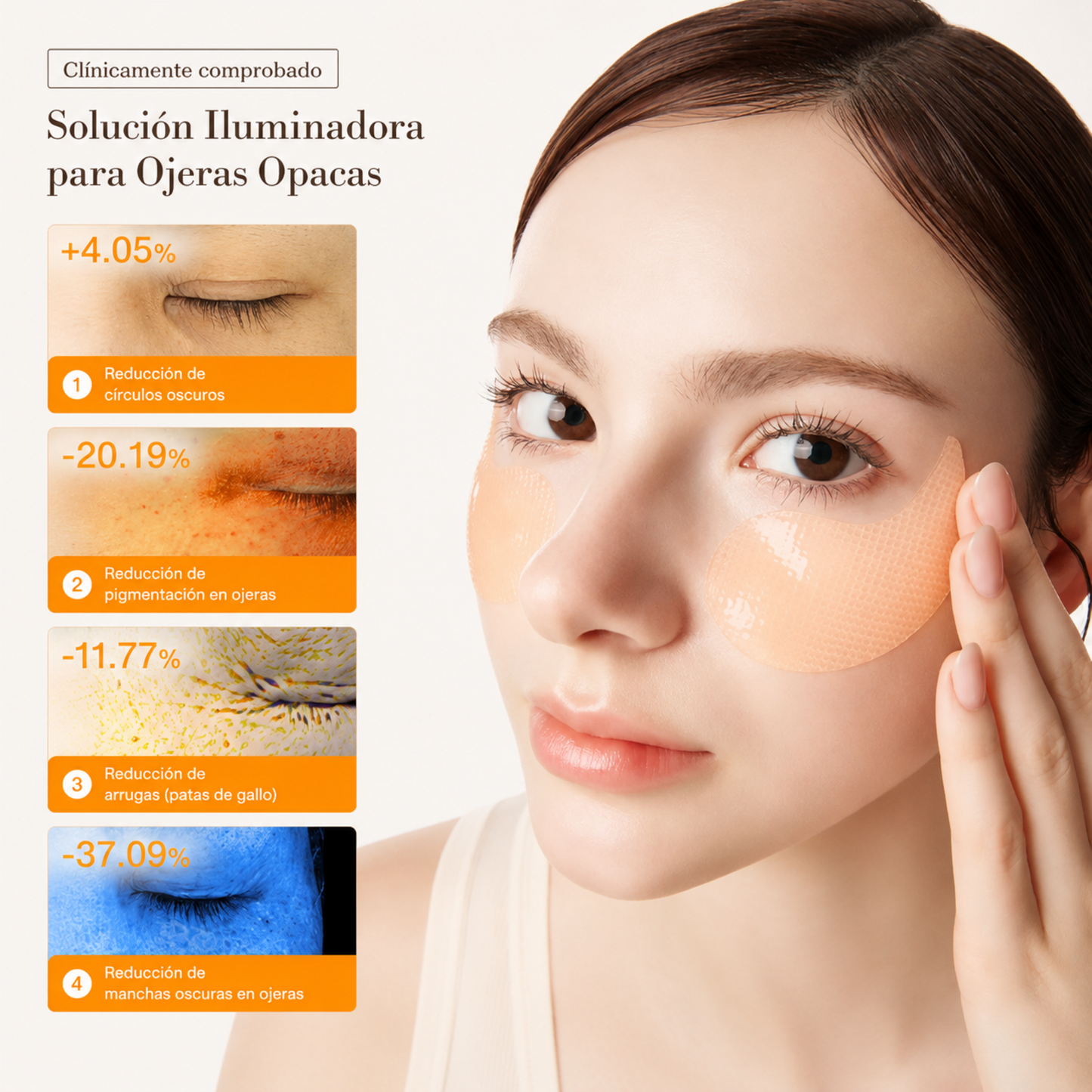 Abib Glutathione Niacinamide Eye Patch Jericho Rose Jelly | Parches Hidrogel Iluminadores e Hidratantes