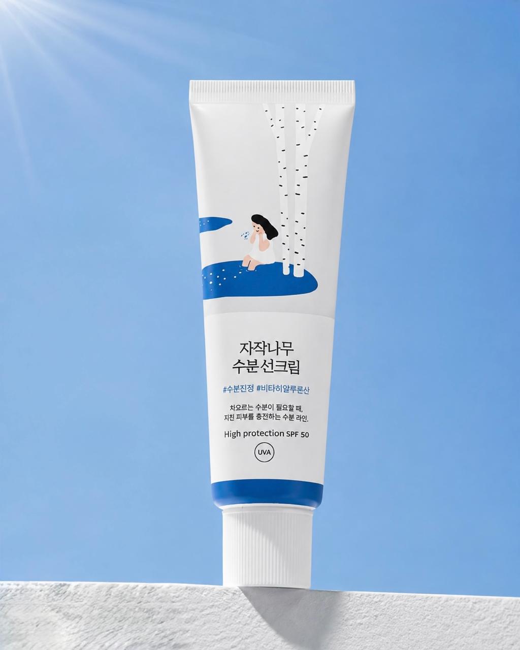 Round Lab Birch Juice Moisturizing Sunscreen | Protector Solar Hidratante 50 ml
